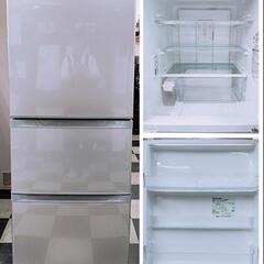 🍅東芝 TOSHIBA 冷凍冷蔵庫 330L 右開き 3ドア VEGETA ベジータ シルバー GR-K33S(S) 自動製氷 チルド 2017年製 ¥33,333 (H250818g-2) 一宮市 リサイクルショップ の画像