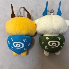 コマさんとコマじろうのぬいぐるみキーホルダーの画像