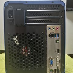 Mini ITX マザーボード搭載 BTOデスクトップパソコン　メタリックブルーのコンパクトデスクトップパソコン　Windows11　+　Officeの画像