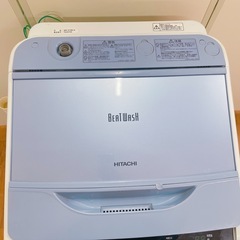 8DG1 HITACHI 洗濯機　ビートウォッシュ　　2017年製　ゴミ取りネット欠品の画像