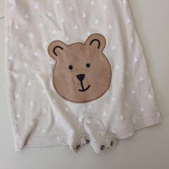 GAP  半袖くまちゃんロンパース　70サイズの画像