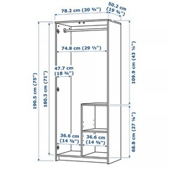IKEA ワードローブの画像
