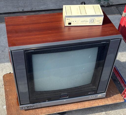 21型ブラウン管テレビ シルバー　ビクター 21型ブラウン管テレビ シルバー ビクター