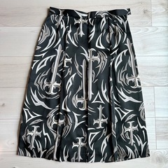 十字架　プリーツスカート　薄手の画像