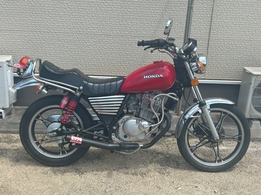 gn125h 125cc 旧車風 吸い込み 自賠責付き可能