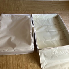 【あげます】床下収納ケース　2つの画像