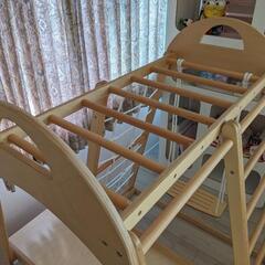 木製ジャングルジムの画像