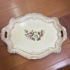 イタリア製アンティークトレーの画像