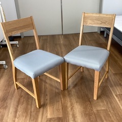 ダイニングチェア2脚セット【町田市再生家具】251464の画像
