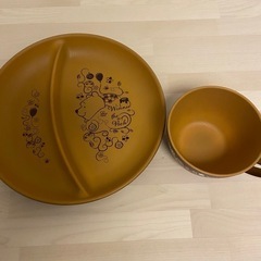 プーさん　食器セットの画像