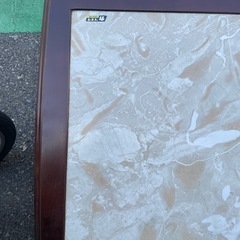 昭和レトロ】大理石調　テーブル　センターテーブルの画像