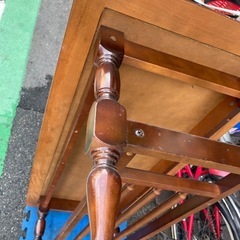 昭和レトロ】大理石調　テーブル　センターテーブルの画像