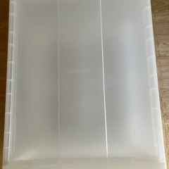 【あげます】3個セット　無印良品ポリプロピレン収納ケース　の画像