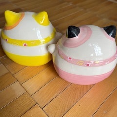 🐾猫ちゃん置き物🐾３点の画像