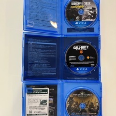 レインボーシックスシージ,コールオブデューティ他プレステ4ゲームソフト5本セット プレイステーション4 PlayStation4の画像