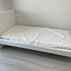 IKEA シングルベッド　マットレス付き　美品　の画像