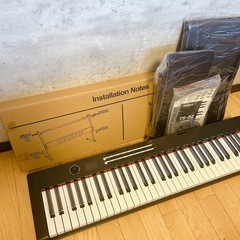 1点のみ❣️電子ピアノ 61鍵タッチレスポンス鍵盤 キーボードピアノ スタンド付きの画像