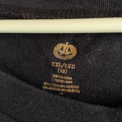 中古品　ハロウィンロンT 大きめサイズの画像