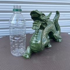 緑色 陶器製 ドラゴンの画像