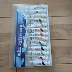 【未使用】小学校絵の具道具（補充用にいかがでしょうか。）の画像