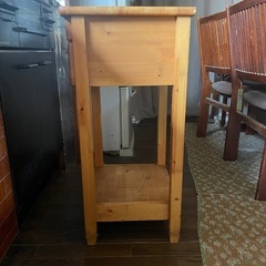 棚 引き出し付き  サイドテーブルの画像