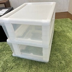 【リユース☆エコちょっぷ】衣装ケース　2段の画像