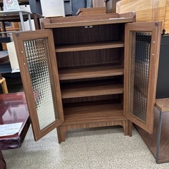 リユースのサカイ東金店 ガラス扉収納棚 TJ14028の画像