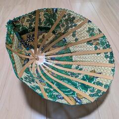 お洒落な扇子の画像
