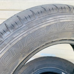 【無料】DUNLOP エナセーブ 145/80 R12 LT 2本 廃タイヤ  Usedの画像