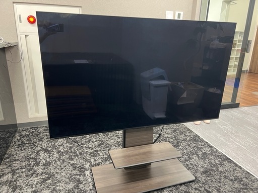 【美品】SONY 65インチ 4Kテレビ（2024年製）テレビスタンド付き
