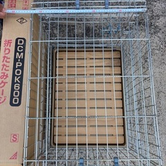 犬用折りたたみゲージ　中古の画像