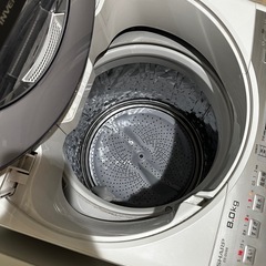 2017年製SHARP全自動洗濯機8kgの画像