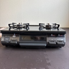 グリル付き二口コンロの画像