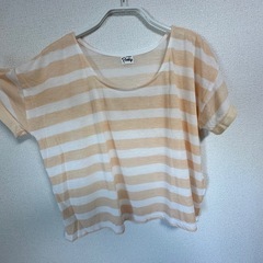 重ね着ボ－ダ－Tシャツ(AS KNOW AS PINKY)の画像