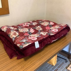 掛け布団(赤)の画像