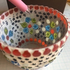 モザイクキャンドルホルダー　アロマ　Amazon　の画像