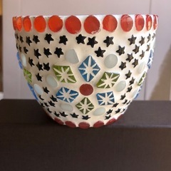 モザイクキャンドルホルダー　アロマ　Amazon　の画像