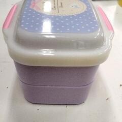0820-139 お弁当箱　うさぎ　紫の画像