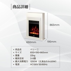 Dimplex 暖炉ヒーターの画像