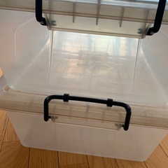 収納ケース クリア　2個セットの画像