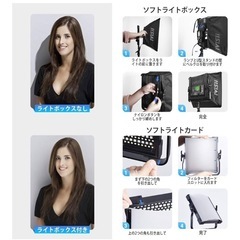 LED撮影用ライト2本の画像