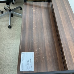 リユースのサカイ東金店 デスク 茶色 ※キズあり TJ14033の画像