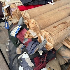 大量反物】尾州・福地産 生機ほか700本一括引き取り希望（愛知／岐阜）他パッチワーク用 端切れ多数あります。の画像