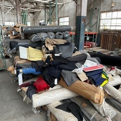 大量反物】尾州・福地産 生機ほか700本一括引き取り希望（愛知／岐阜）他パッチワーク用 端切れ多数あります。の画像