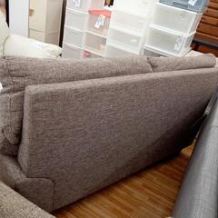 【リユースのサカイ八街店】★ジモティ割あり★ 2人掛けソファー　ブラウン系　クリーニング済　YJ7438の画像