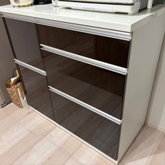 ニトリ　キッチンボード　キッチンカウンターの画像