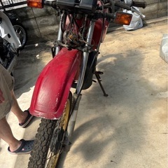 YAMAHA DT125 17F オフロードバイク　2st 希少車の画像
