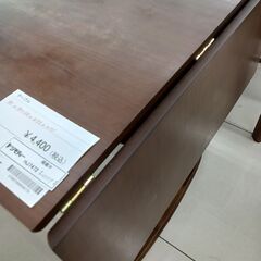 ★リユースのサカイ日立店★HJ7472  テーブル ブラウン H71×D75×W90～120 クリーニング済み の画像
