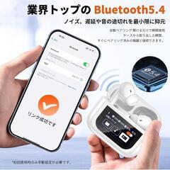 最新2025年型Bluetoothノイズキャンセリングイヤホンの画像