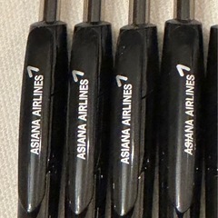 【アシアナ航空】Asiana Airlines  非売品ボールペン　2種　各5本の画像